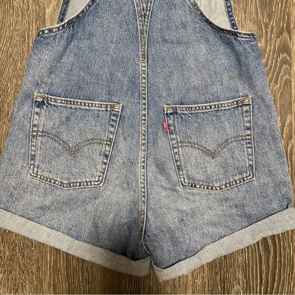 SOLD Levi’s Vintage Denim Shortalls Overalls - Picture 8 of 8